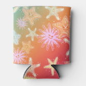 虹おもしろいのカラフルのスタイル 缶クーラー (正面)