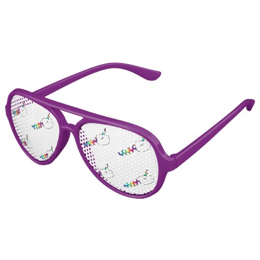 虹おもしろいの一角水泳精子 アビエーターサングラス (アングル)