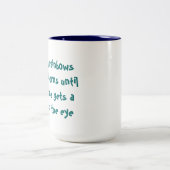 虹およびユニコーンのコーヒー・マグ ツートーンマグカップ (中央)