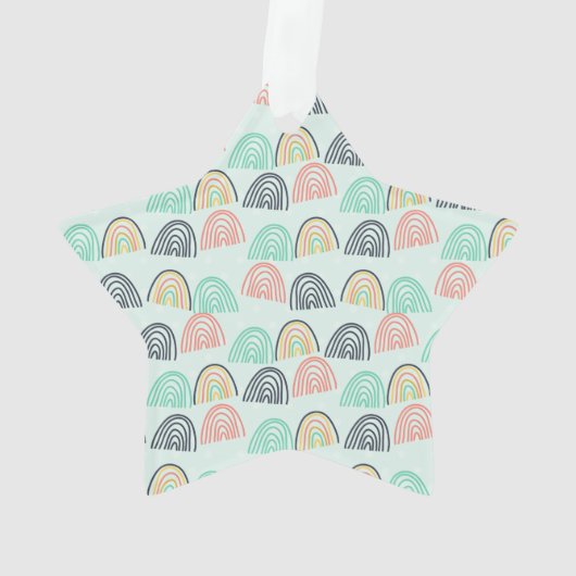 虹およびユニコーン オーナメント (裏面)