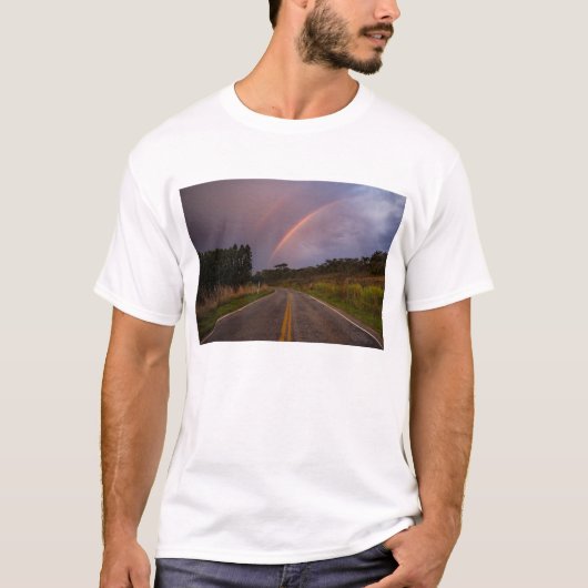 虹および道 Tシャツ (正面)