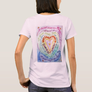 虹がんハートTシャツ Tシャツ