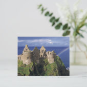 虹が中世のダンルース城を襲う ポストカード (スタンド正面)