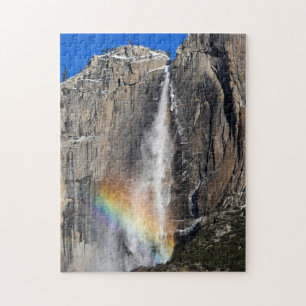 虹が付いているYosemite Falls ジグソーパズル