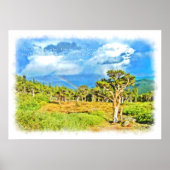 虹が雲に見える ポスター (正面)