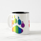 虹くま足のマグ ツートーンマグカップ (正面左)