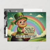 虹この聖パディの日 ポストカード (正面/裏面)