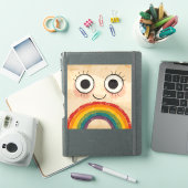 虹とにっこり顔 シール (iPadカバー)