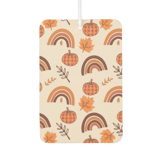 虹とカボチャ カーエアーフレッシュナー (正面)