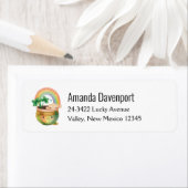 虹とクローバーが楽しめるキュートなガーデンプランター ラベル (インサイチュ)