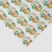 虹とクローバーが楽しめるキュートなガーデンプランター 薄葉紙 (詳細)