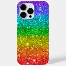 虹とグリッター