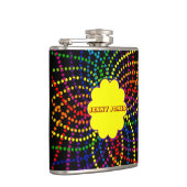 虹とドットのフラスコ フラスク (右)