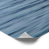 虹とハートの海のポスターアート ポスター (角)