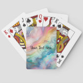 虹とバブル トランプ (裏面)