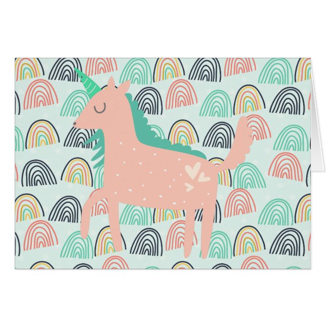 虹とユニコーン (正面横)