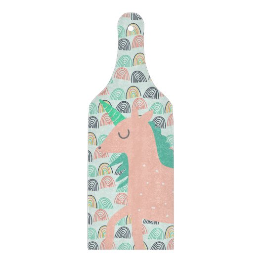 虹とユニコーン カッティングボード (正面)