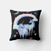 虹とユニコーン クッション (裏面)