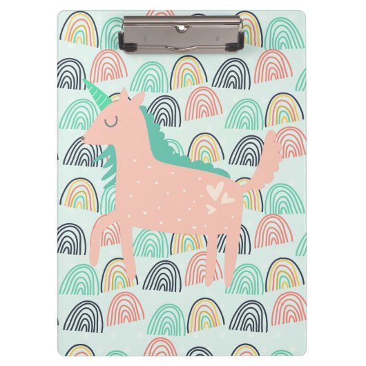 虹とユニコーン クリップボード (正面)