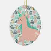 虹とユニコーン セラミックオーナメント (右)