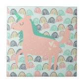 虹とユニコーン タイル (正面)