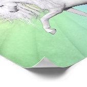 虹とユニコーン ポスター (角)