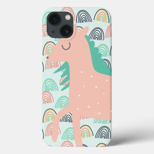 虹とユニコーン Case-Mate iPhoneケース (裏面)
