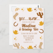 虹とロデオのグルービーな誕生日   ポストカード (正面/裏面)