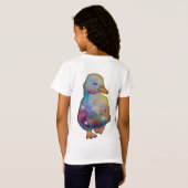 虹と名付けられたアヒル Tシャツ (裏面フル)