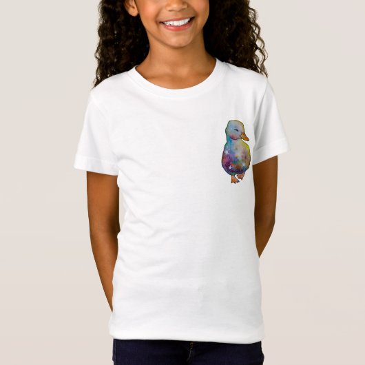虹と名付けられたアヒル Tシャツ (正面)