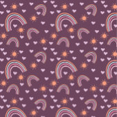 虹と太陽 クッション