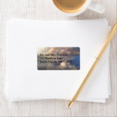 虹と嵐の雲の住所 シール (インサイチュ)