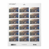 虹と嵐の雲の住所 シール (フルシート)