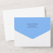 虹と希望と幸結婚せ オールインワン招待状 (裏面)