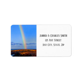 虹と希望と幸結婚せ ラベル