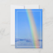 虹と希望と幸結婚福,ありがとう 招待状 (裏面)