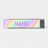 虹と星 デスクネームプレート (正面)