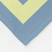 虹と犬の小犬に関して フリースブランケット (角)