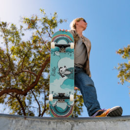 虹と犬 スケートボード