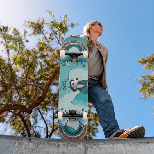 虹と犬 スケートボード (室外1)