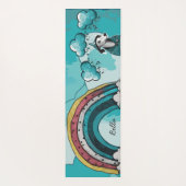 虹と犬 ヨガマット (裏面)