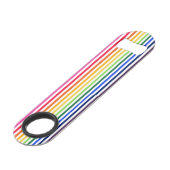 虹と白ストライプ色 スピード栓抜き (正面アングル)