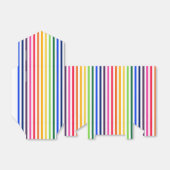 虹と白ストライプ色 フェイバーボックス (折り畳みなし)