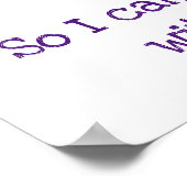 虹と紙吹雪で輝くユニコーンおもしろい ポスター (角)