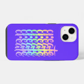 虹と紫を作成 iPhoneケース (裏面横)