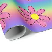 虹と花 ラッピングペーパー (ロールコーナー)