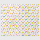 虹と蝶ラッピング紙 ラッピングペーパー (フラット)