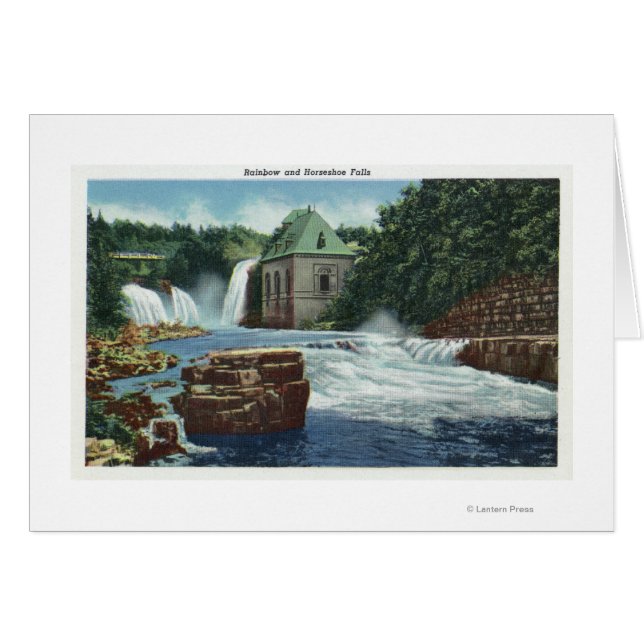 虹と蹄鉄の滝 (正面横)