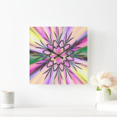 虹と錬鉄 スクエア壁時計 (ホーム)