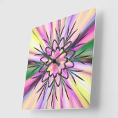 虹と錬鉄 スクエア壁時計 (傾斜)